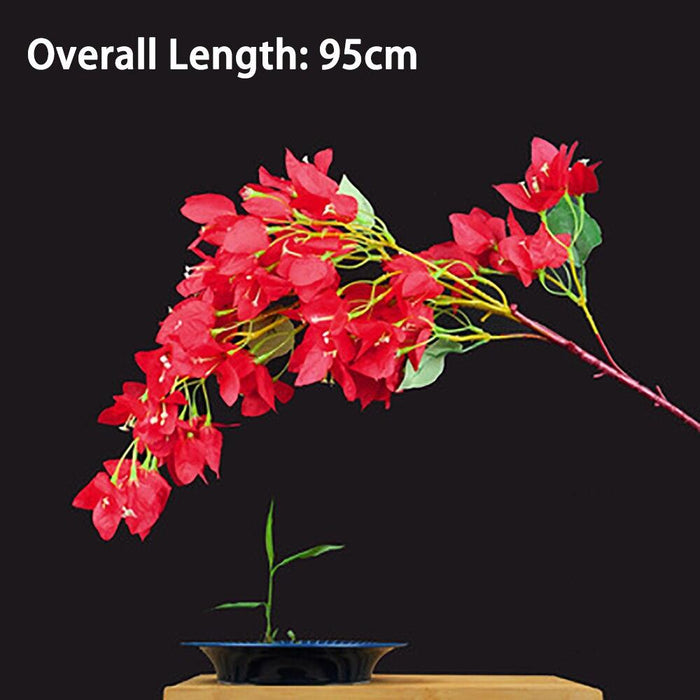 100CM Cherry Blossom Silk Artificial Flowers - Elegant Floral Decoration for Home and Special Occasions