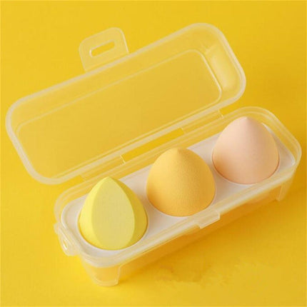 Flawless Finish Pro: 4-Piece Premium Makeup Sponge Set for Seamless Blending