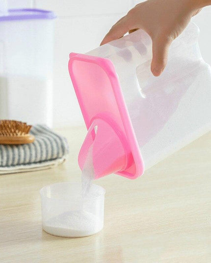 Clear Laundry Detergent Storage Container - Versatile 2L/3L Options in Vibrant Colors