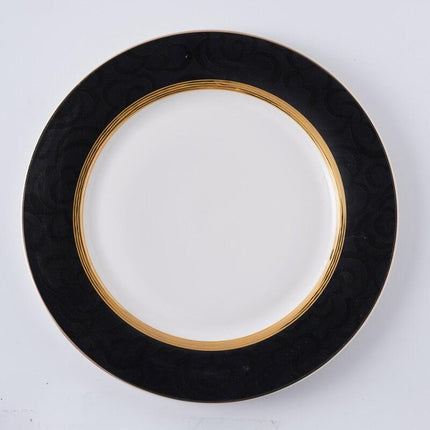 Botanical Elegance: Modern Ceramic Dinner Plate Set for Elevated Dining