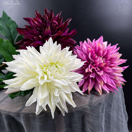 Botanica Dahlia Luxury Artificial Flowers: Exquisite Real Touch Floral Centerpiece