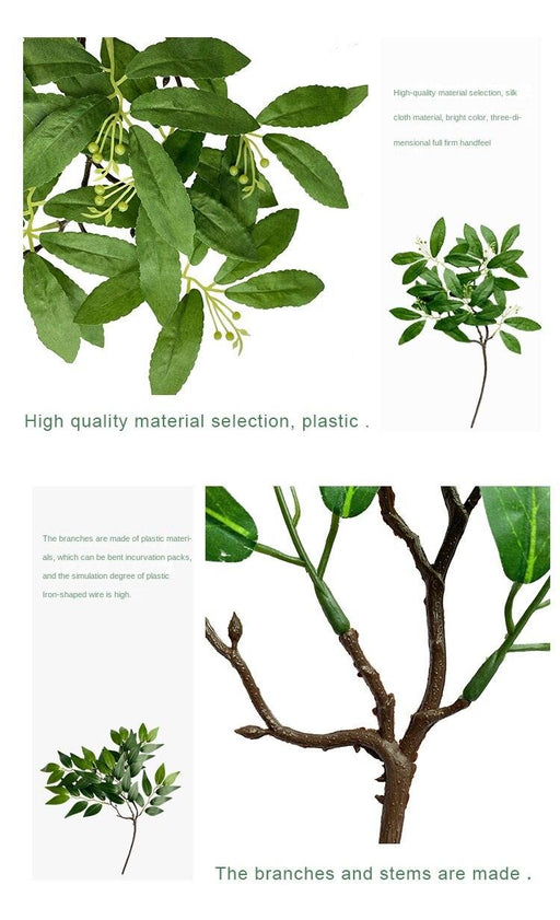 Elegant Eucalyptus and Peach Foliage Vase Arrangement: A Touch of Nature for Stylish Home Décor