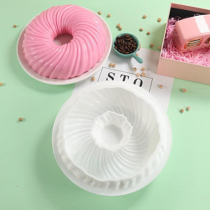 Big Donut shape Silicone Candle Mold Handmade Chocolate Cookie Biscuit Baking Molds Plaster Epoxy Resin Molds Acrylic mold-0-Très Elite-acrylic mold as show-Très Elite