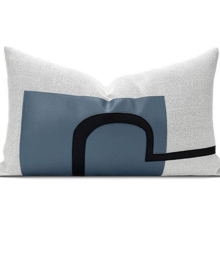 Nordic Blue Luxe Reversible Cushion Set - Transform Your Home with Dual Print Elegance
