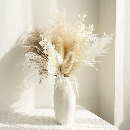 Elegant Nordic Reed Pampas Dried Flower Bouquet for Home Decor and Events