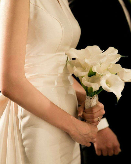 Lifelike Premium PU Calla Lily Artificial Flowers for Sophisticated Home Decor