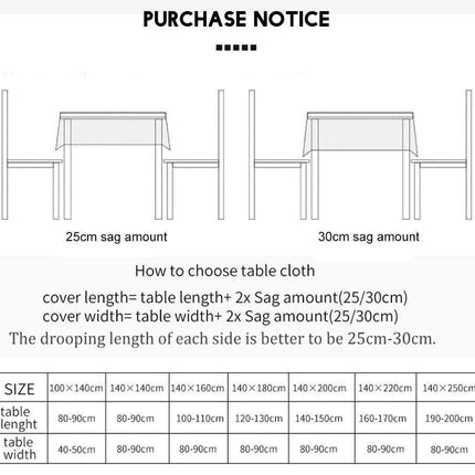 Chic Cotton-Linen Tablecloth Set for Dining, Photography, and Home Decor