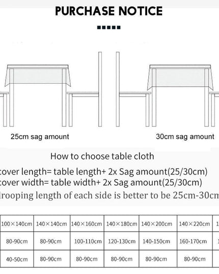 Chic Cotton-Linen Tablecloth Set for Dining, Photography, and Home Decor