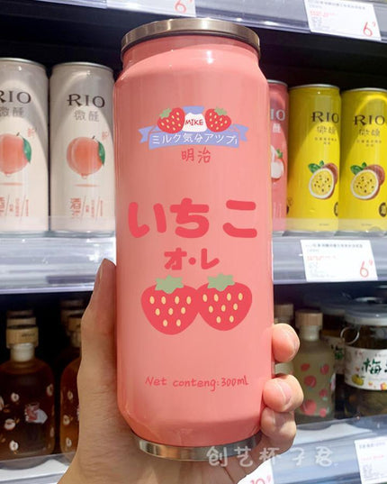 Stylish Stainless Steel Insulated Water Bottle with Colorful Straw - 350ml & 500ml Options