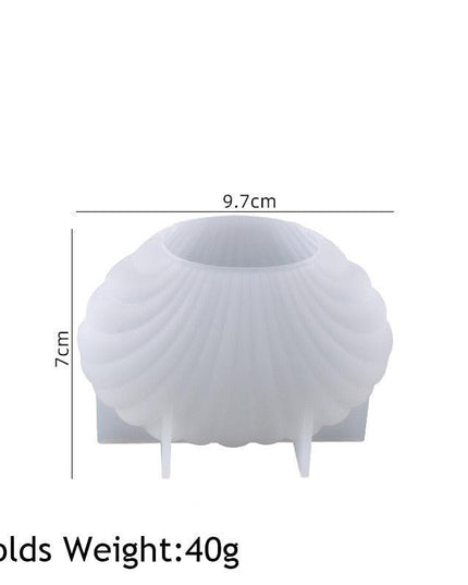 Marine Shell Silicone Mold Kit - Creative DIY Set for Candles, Soaps, and Home Decor
