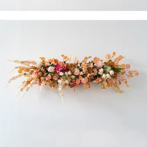 Elegant Vintage Silk Flower Garland for Wedding and Photography Decor