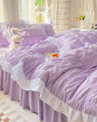 Purple / Flat Bed Sheet / Twin 1.2m bed (3pcs)