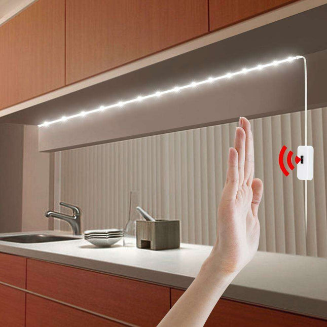 Smart Gesture-Activated LED Night Light Strip for Home Automation