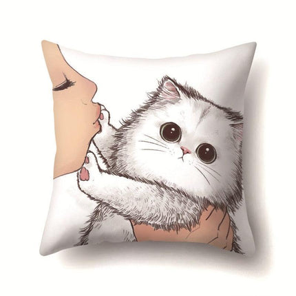 Pawsitively Adorable Cat Lover's Pillowcase
