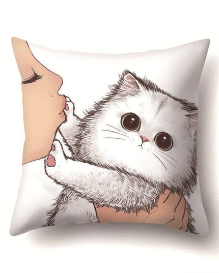 Pawsitively Adorable Cat Lover's Pillowcase
