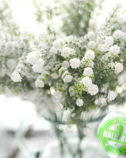 Timeless White Dried Babysbreath Stems - Perfect for Elegant Weddings and Crafting