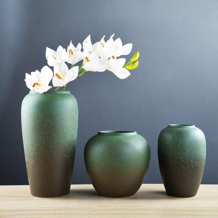 Elegant Chinese Zen Floral Porcelain Vase