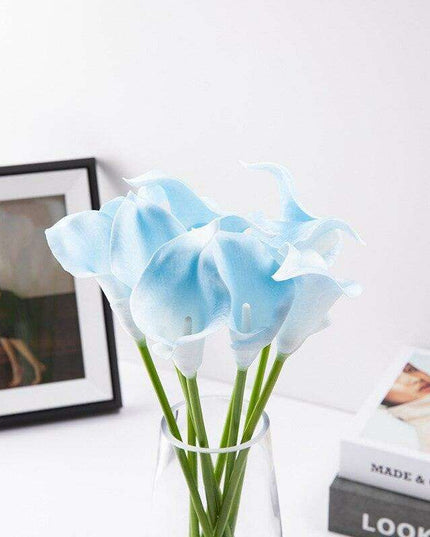 Lifelike Premium PU Calla Lily Artificial Flowers for Sophisticated Home Decor