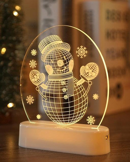 Enchanting 3D Illusion LED Night Light - Illuminate Your Space with Wonder