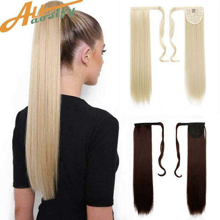 Transformative 24-Inch Magic Sticker Ponytail Extension