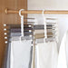 5-in-1 Stainless Steel Telescopic Trouser Hanger for Closet Organization