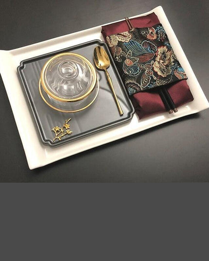 Luxury Botanical Porcelain Dining Set for Elegant Occasions