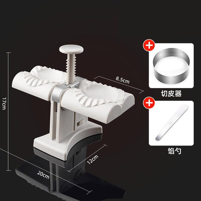 Dumpling Press with Ergonomic Design and Storage Lock