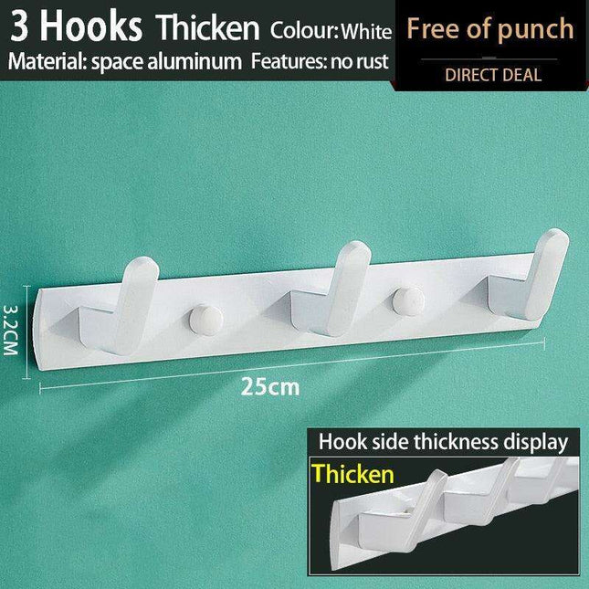 Space-Saving Aluminum Hook Organizer: Efficient and Stylish Storage for Any Room