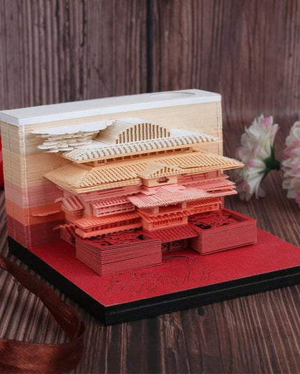 Illuminated Fantasy Castle 3D Memo Pad - Unlock Your Imagination