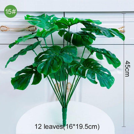 Exotic Paradise: Realistic Lifelike Artificial Palm Leaf Plants - Premium Collection