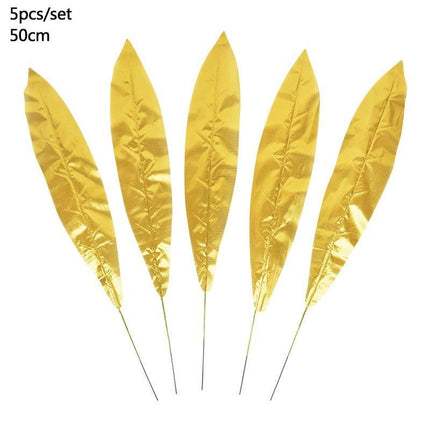 Luxurious Tropical Oasis: Premium Faux Palm Leaves for Upscale Home Decor