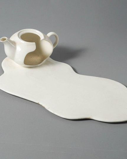 Chic Irregular Ceramic Plate Set: Transform Your Dining Table with Timeless Elegance