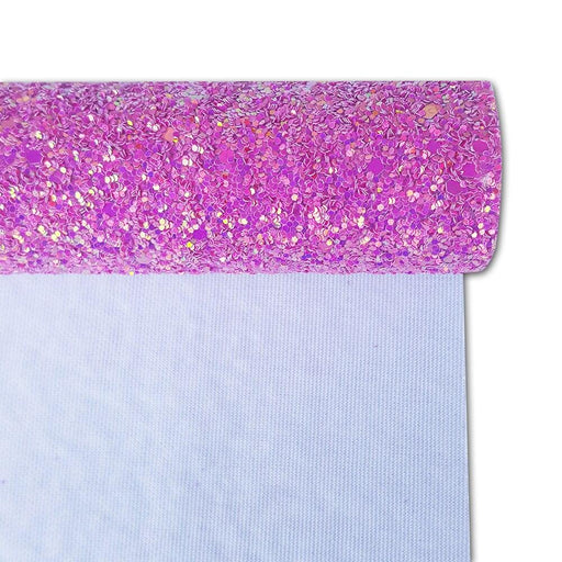 Purple Glitter Fabric Roll - Crafting Material for Stylish DIY Creations