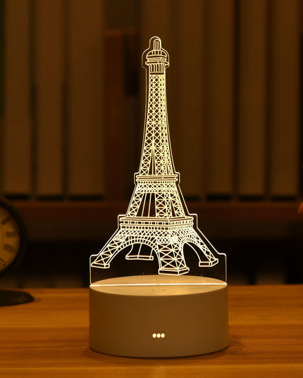 Enchanting 3D Illusion LED Night Light - Illuminate Your Space with Wonder