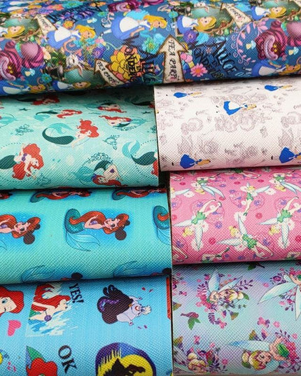 Magical Mermaid Fairy Fantasy Faux Leather Crafting Sheet - A4 DIY Essential