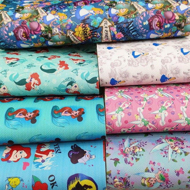 Magical Mermaid Fairy Fantasy Faux Leather Crafting Sheet - A4 DIY Essential