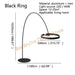 Modern LED Floor Lamp with Round Rings Design - Illuminate Your Space with Style