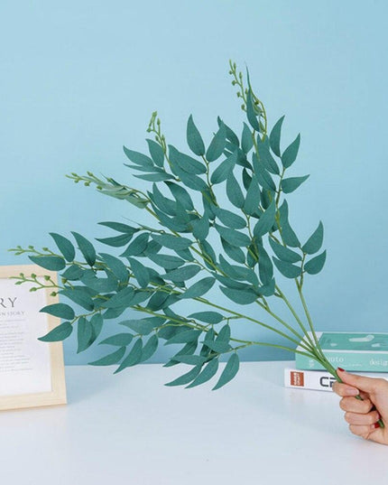 Opulent Silk Willow Arrangement - Refined Foliage for Elegant Spaces