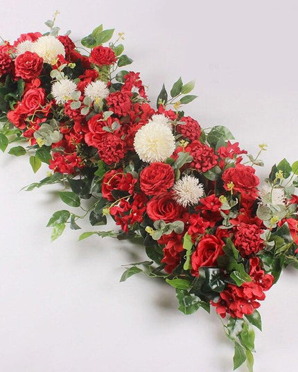 Elegant Silk Rose and Peony Flower Wall Arch Set for Wedding Decor Transformation