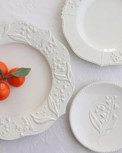 Lily Valley Luxe Porcelain Dining Plate Set