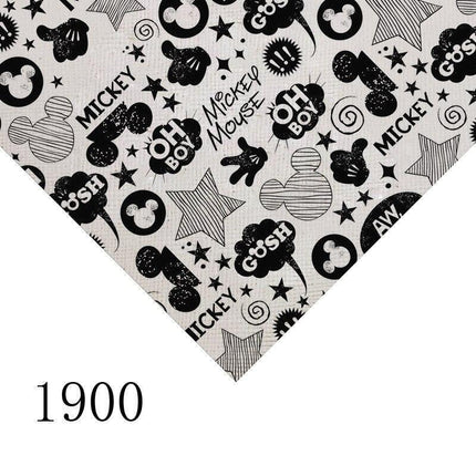 Cartoon-Themed PVC Leather Craft Sheet - Durable and Versatile Material for Creative Use