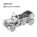 Craftsmanship Delight: Metal 3D Transportation Puzzle Set for Racing Motorcycle, Truck, and Train Models - Ages 12 and Up