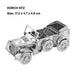 Metal 3D Transport Puzzle Kit: Build Your Own Racing Motorcycle, Truck, and Train Models for Ages 12 and Up