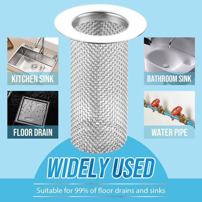 Premium Stainless Steel Sink Strainer with Superior Hair and Debris Filtration Technology