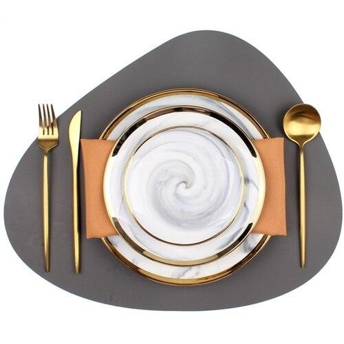 Elegant Botanica: Ceramic Dining Set for Fine Dining Experience