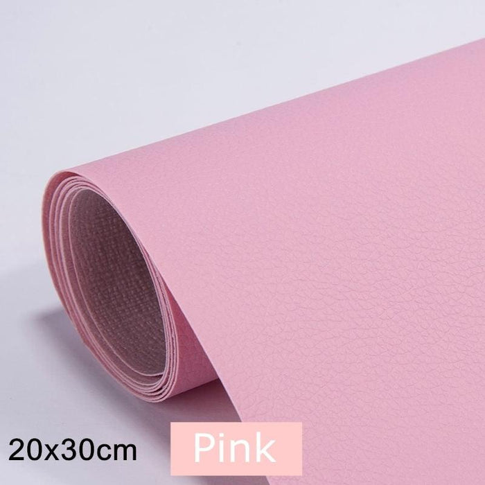 Jumbo XL Luxe Litchi Leather Repair Stickers - Stylish Solutions for Elegant Furniture Fixes