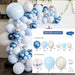 Elegant Blue Macaron Balloon Arch Kit - Transform Your Celebrations with Luxurious Style