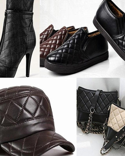 Extra Large Premium Black PU Leather Crafting Sheet - Ideal for DIY Projects