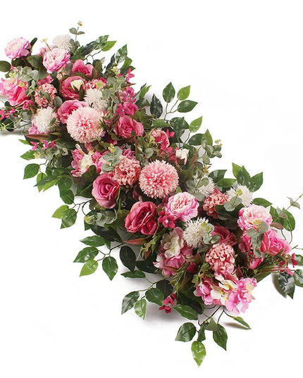 Silk Rose Charm: Exquisite Handmade Floral Wall Decor Set for Timeless Beauty