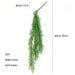 Green Oasis Artificial Water Plant Wall Hanging - Lifelike Eco-Friendly Decor for a Maintenance-Free Green Oasis